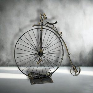 bicicleta antigua forjada artistica decorativa handmade artisan decorative
