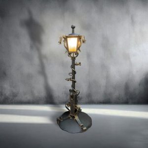 farola basica forjada artesanal artistica decorativa уличный фонарь ручная работа ремесленник декоративный