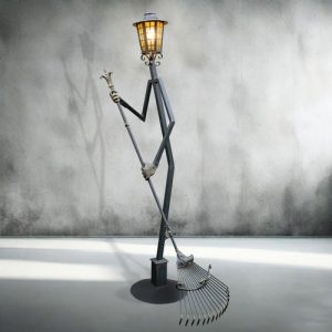 farola rastrillo forjada artesanal artistica decorativa фонарь ручной работы кустарный декоративный