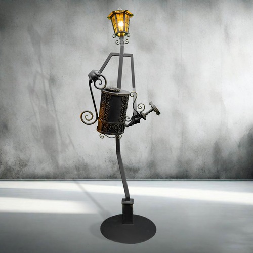 farola regadera forjada artesanal artistica decorativa streetlight handmade artisan decorative