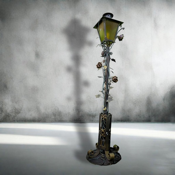 farola streetlight basica artistico artesanal decortativa handmade artisan decorative sin luz