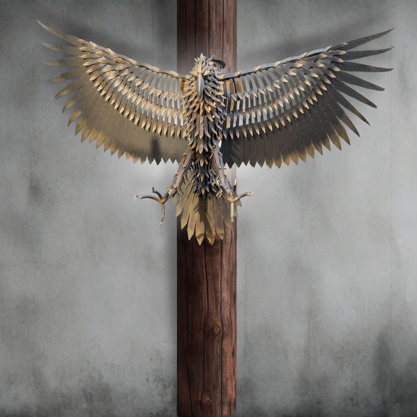 farola streetlight halcon forjada artistico artesanal decortativa handmade artisan decorative